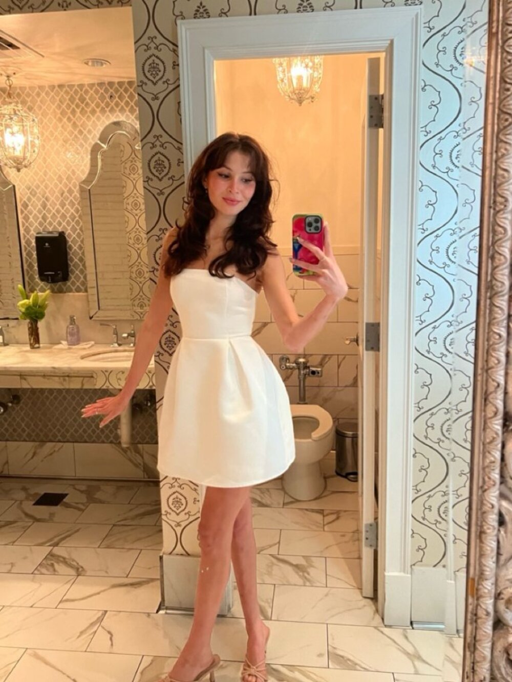 Princess Polly Spader Corset Mini Dress White Size 4 - Picture 6 of 10